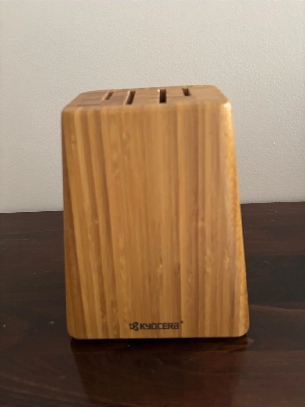 Kyocera Advanced Ceramic Bamboo 4- Knife Block Set